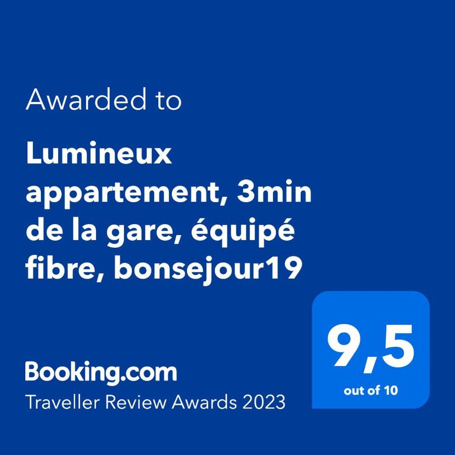 Lumineux appartement, 3min de la gare, équipé fibre, bonsejour19 Tulle Exterior foto